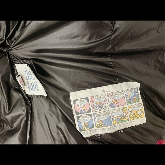 Moncler short version down jacket (pinkish red) - Picture 6 of 6